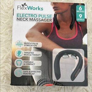 Black Electro Pulse Neck Massager